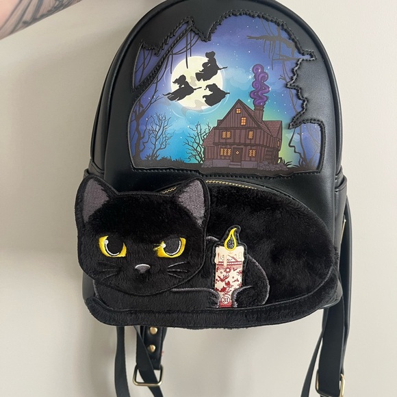 Loungefly Handbags - EXCELLENT CONDITION Hocus Pocus Binx Loungefly Backpack - used once